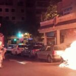 Incendie de trois batteries de containers à Palma !