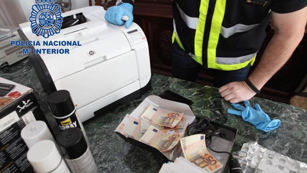 Le Gallego de nouveau arrêté : démantèlement d'une imprimerie de faux billets à Zaragoza