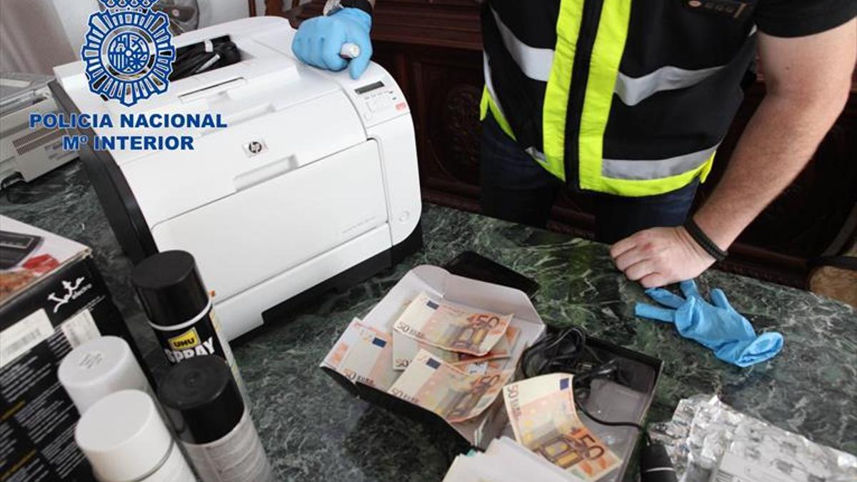 Le Gallego de nouveau arrêté : démantèlement d'une imprimerie de faux billets à Zaragoza