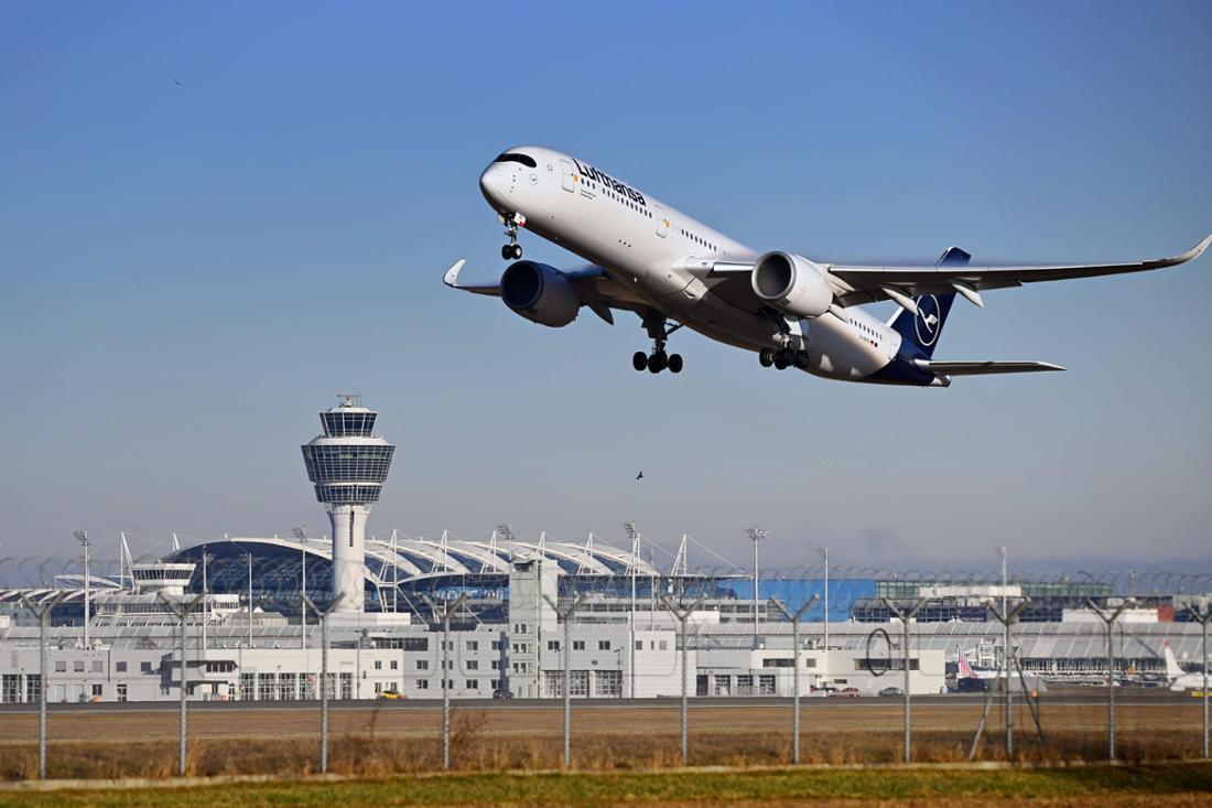 Avions à l'aéroport de Munich