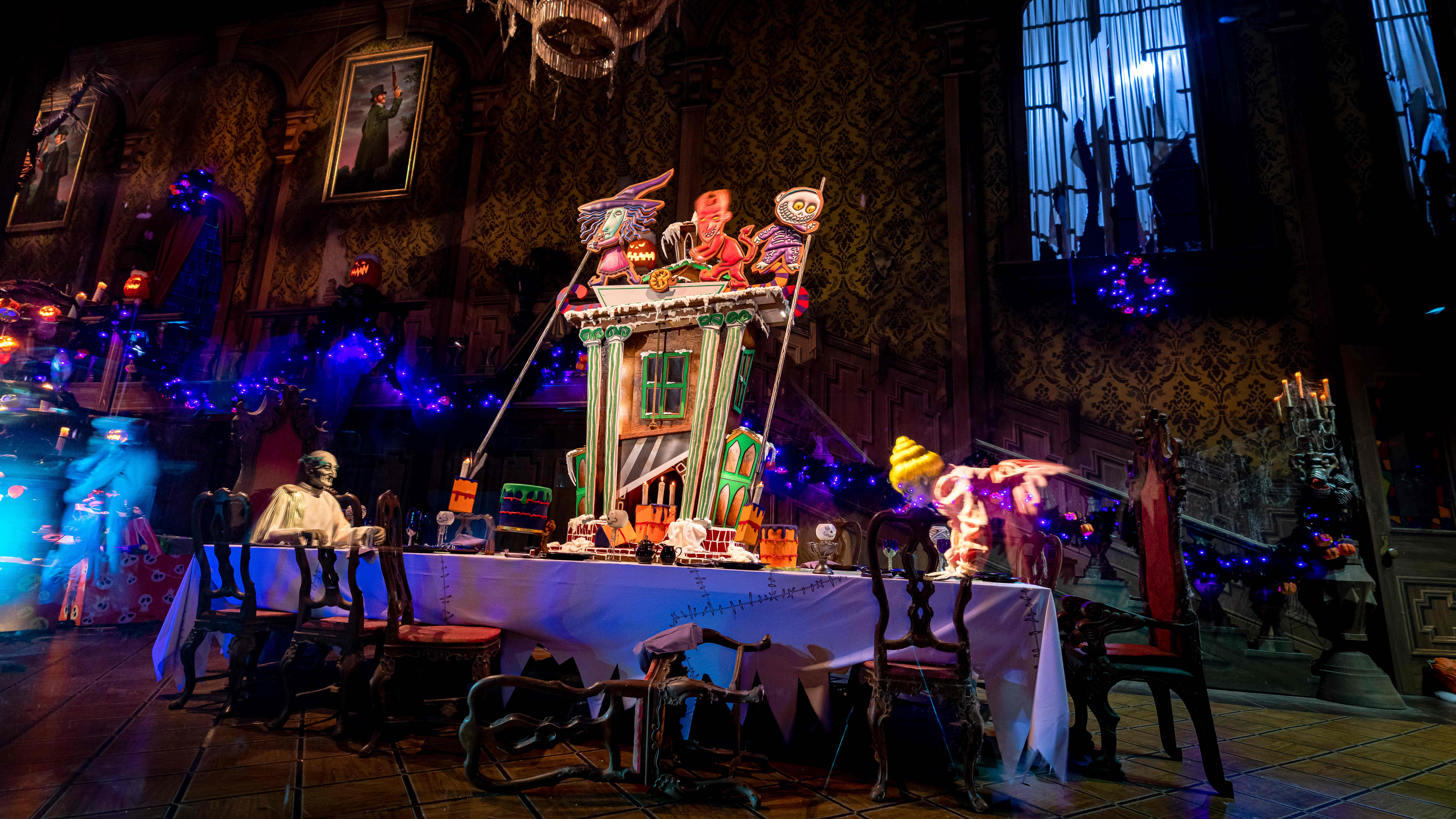 Une femme retrouvée inconsciente à Haunted Mansion
