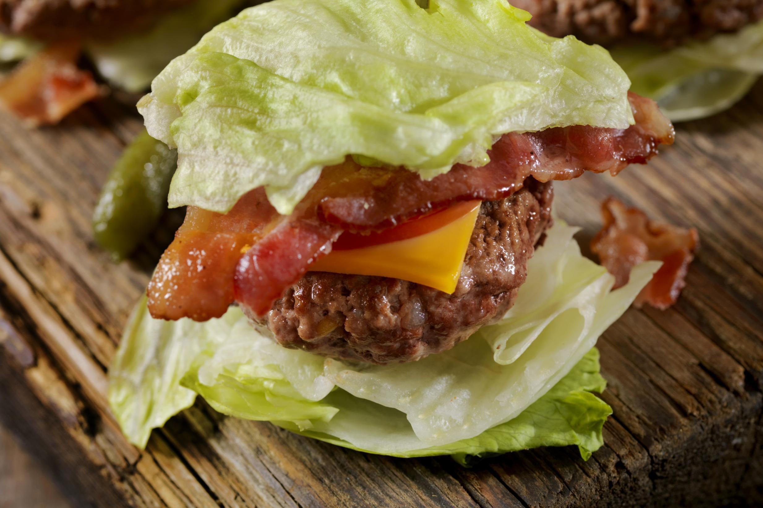 Un cheeseburger convenant au régime céto