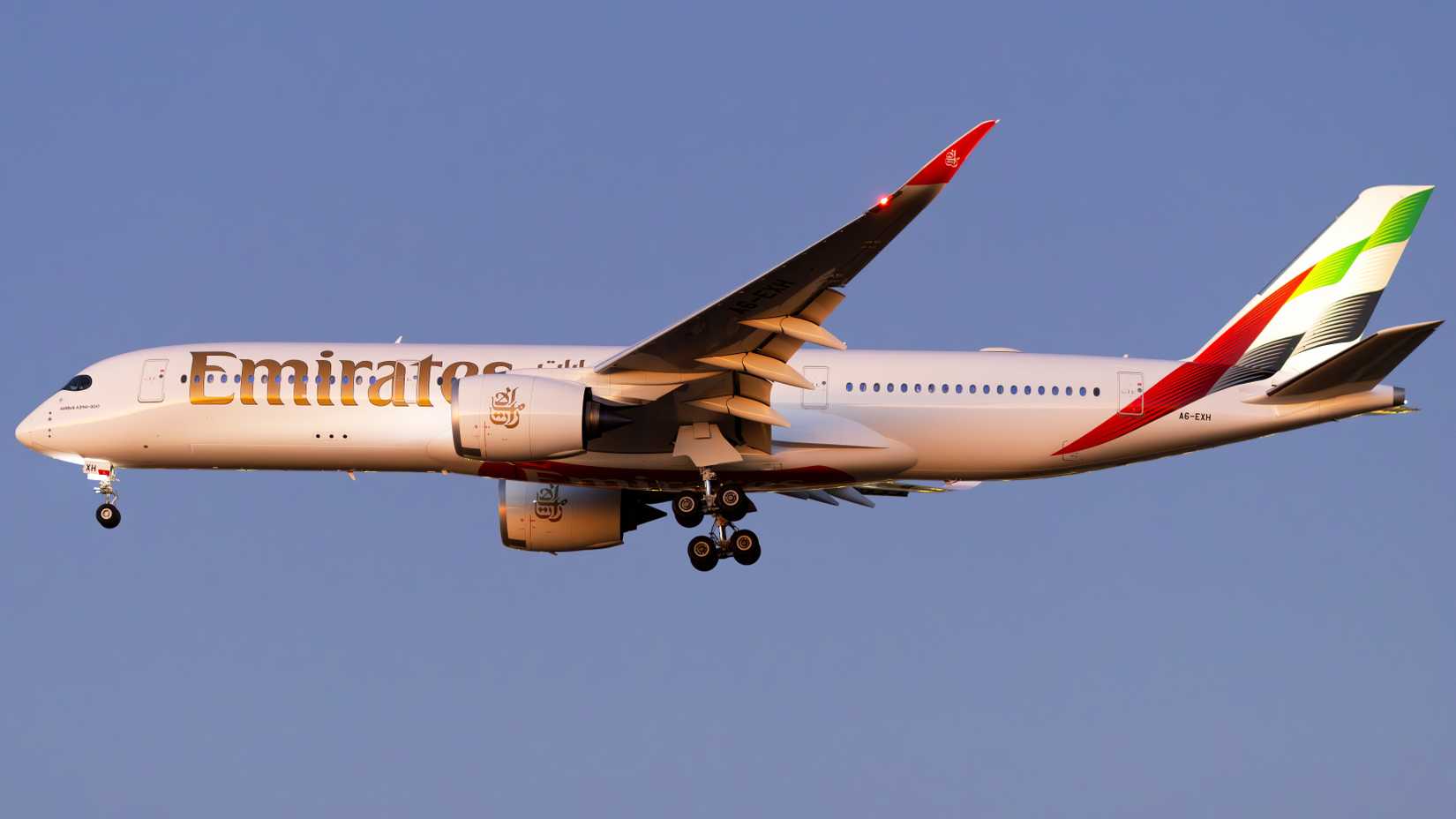 Un Airbus A350 d'Emirates