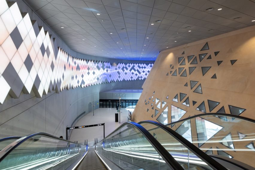 Entrée de métro à Riyad