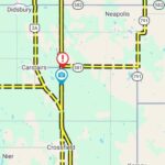 Accident spectaculaire de camion sur la QEII près de Carstairs