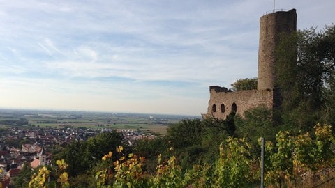 La Strahlenburg au crépuscule