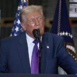 Des partisans de Trump font le déplacement à Rome, en Géorgie, pour sa visite présidentielle