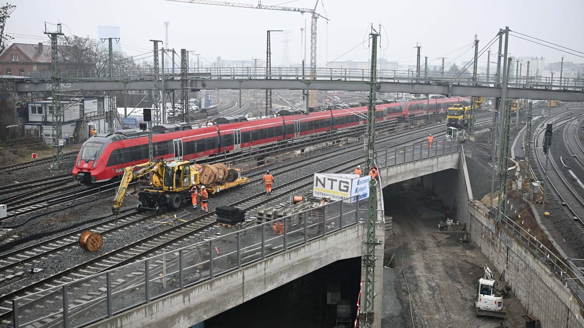 Dresde : Déviation au cœur de la gare !