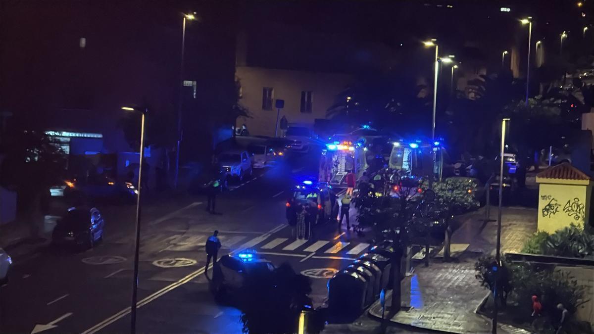 Femme gravement blessée dans un accident sur l'Avenida El Litre, La Gallega