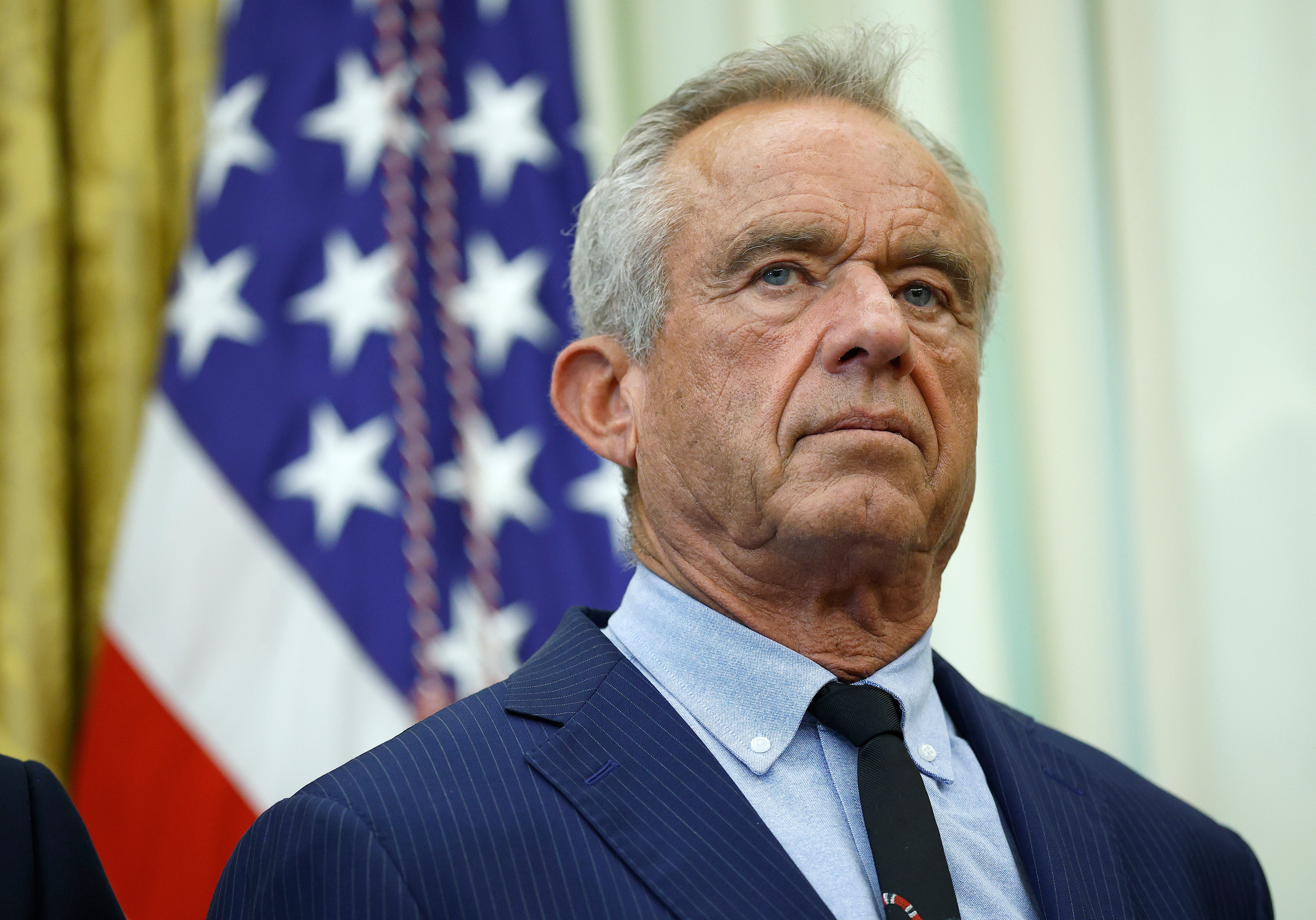 Robert F. Kennedy Jr. lors de sa déclaration sur la diète céto