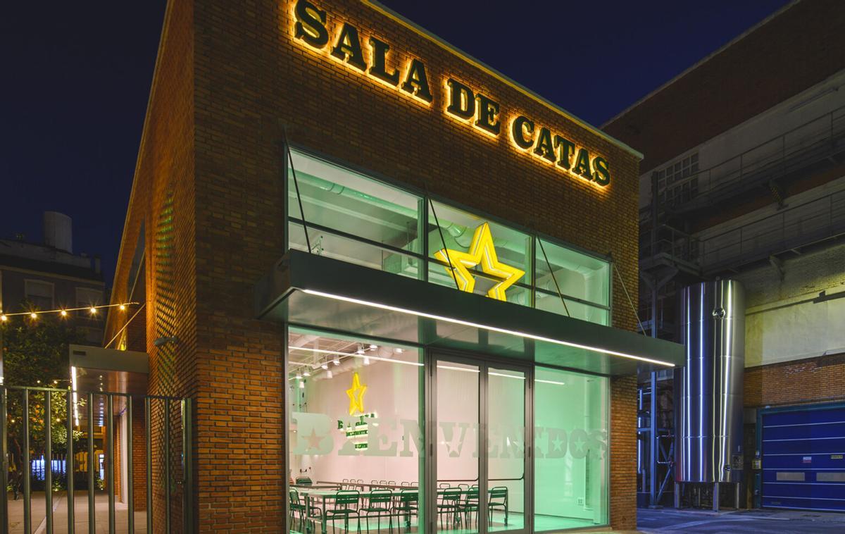 L'établissement qui abrite la salle de dégustation d'Estrella de Levante à Espinardo