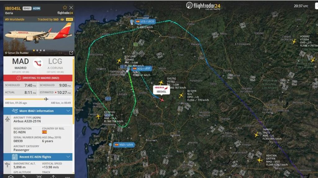Vers A Coruña : un détour en Galice avant de revenir à Barajas
