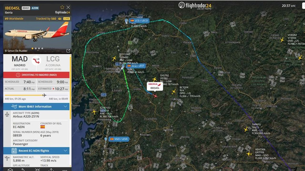 Vers A Coruña : un détour en Galice avant de revenir à Barajas
