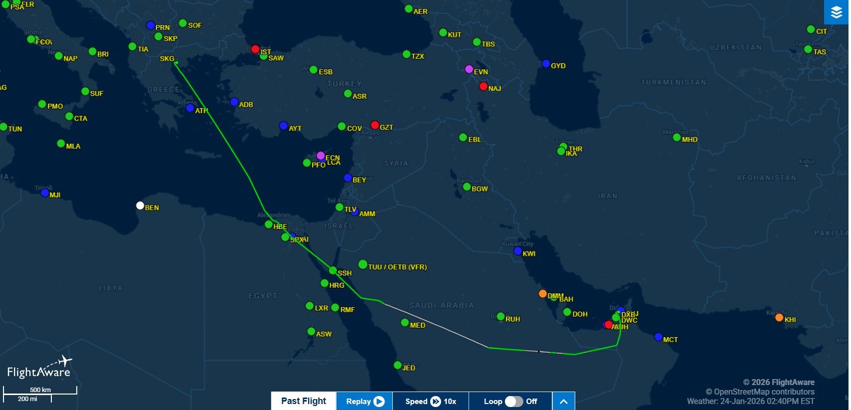 Vol Eurowings 1153 - 24 janvier 2026