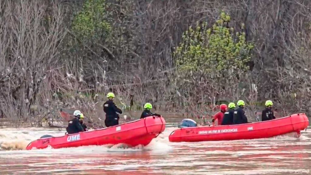 Pablo Cebolla : Recherche élargie sur l'Ebre jusqu'à Mequinenza avec la UME mobilisée