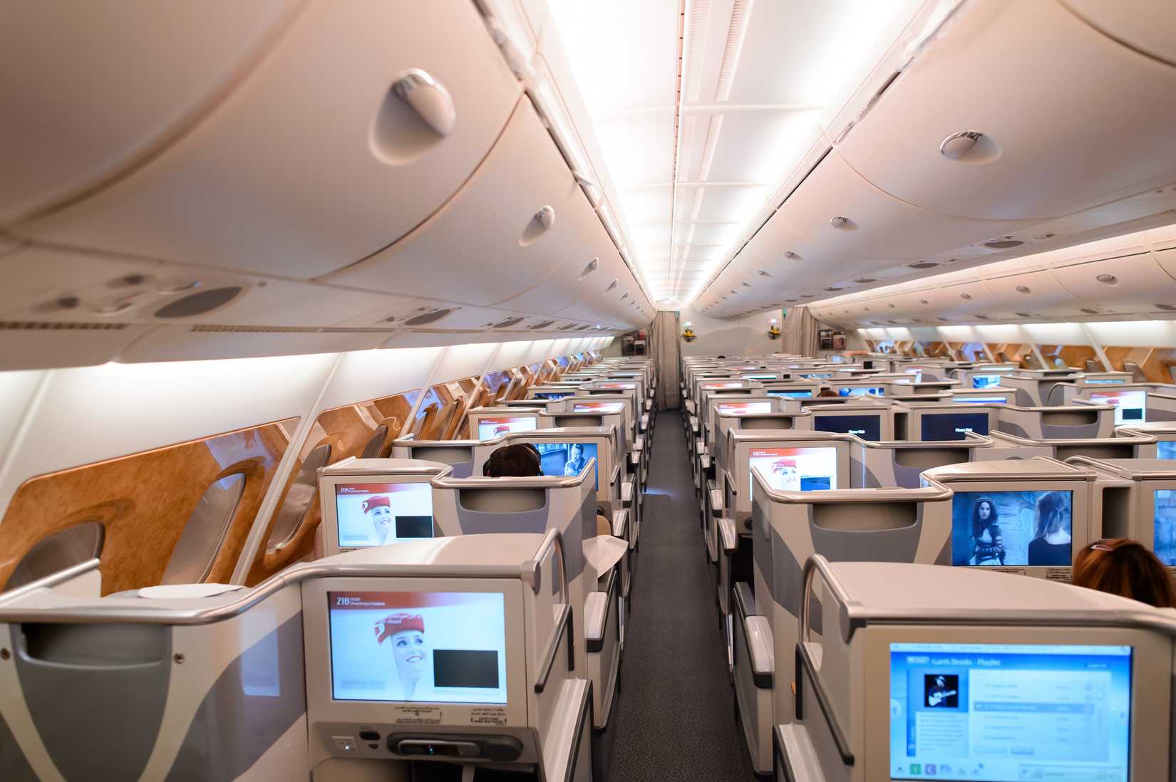 Cabine Business Class Emirates A380