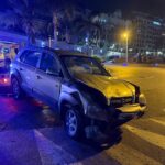 Accident sur la rotonde du Poblado Marinero : un choc inattendu !