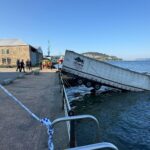 Un camion plonge dans la mer avec son chauffeur à bord à Vigo !
