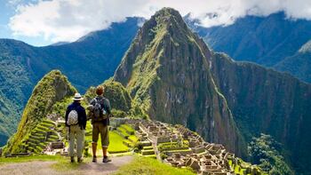 Visiteurs de Machu Picchu