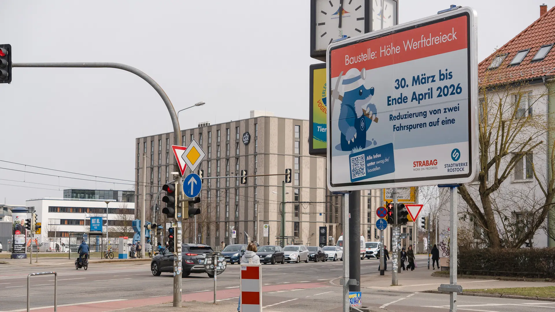 Rostock : Fermeture de plusieurs semaines sur la rue centrale Lübecker !