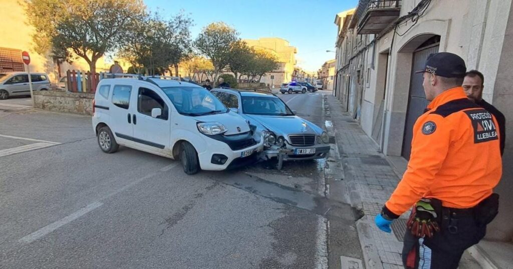 Accident à Llucmajor : trois interpellés avec une fourgonnette volée