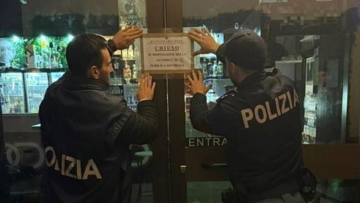 Bar fermé pendant 20 jours au cœur de Busto Arsizio