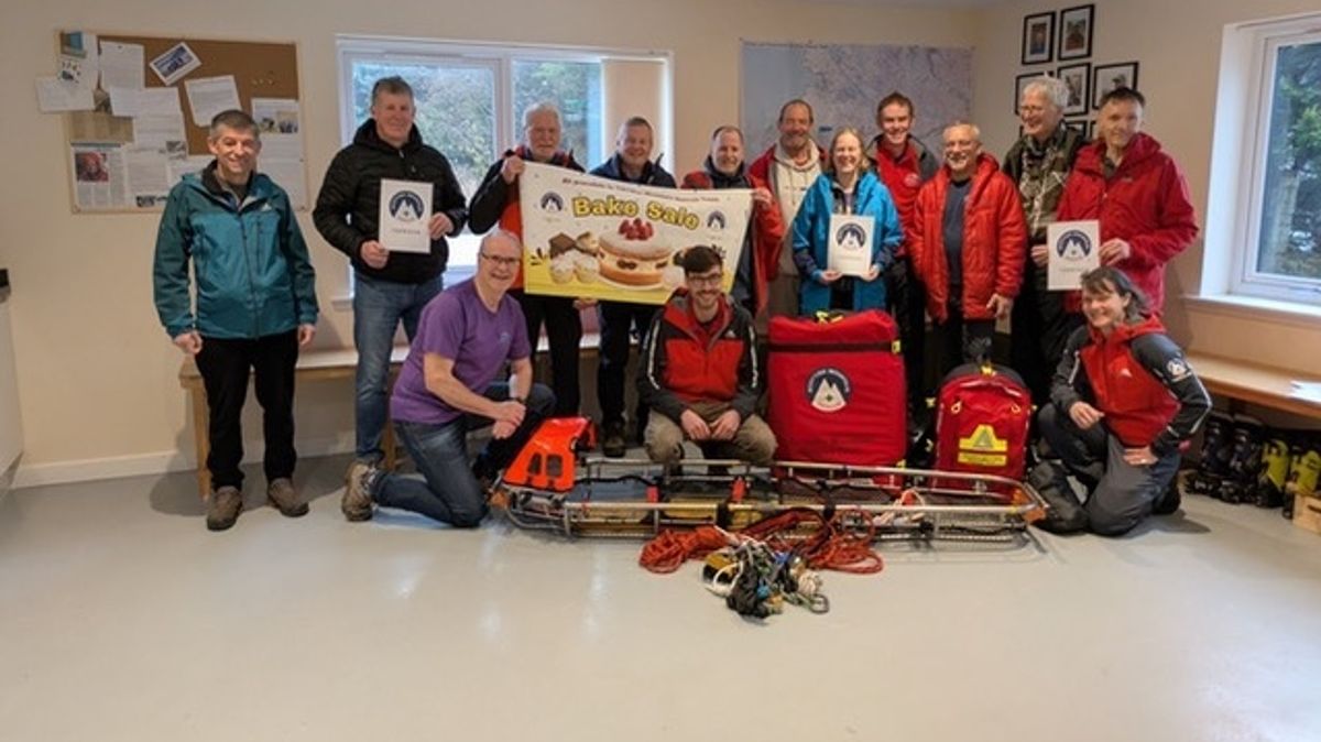 Grimpeur du Stirlingshire célèbre son équipe de montagne après une opération de sauvetage difficile