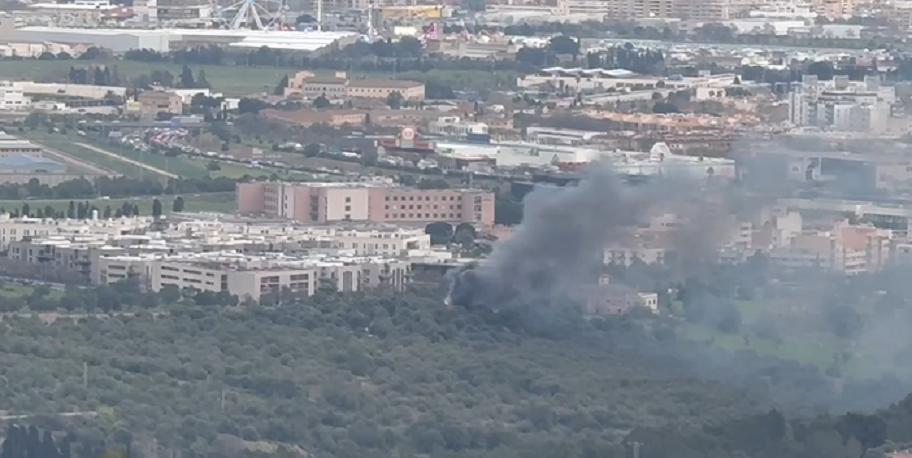 Incendie à Son Serra de Perera