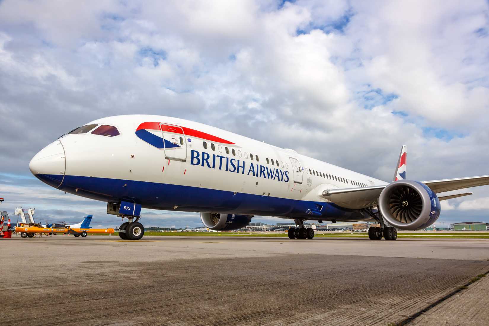 British Airways Boeing 787-9 stationné au sol