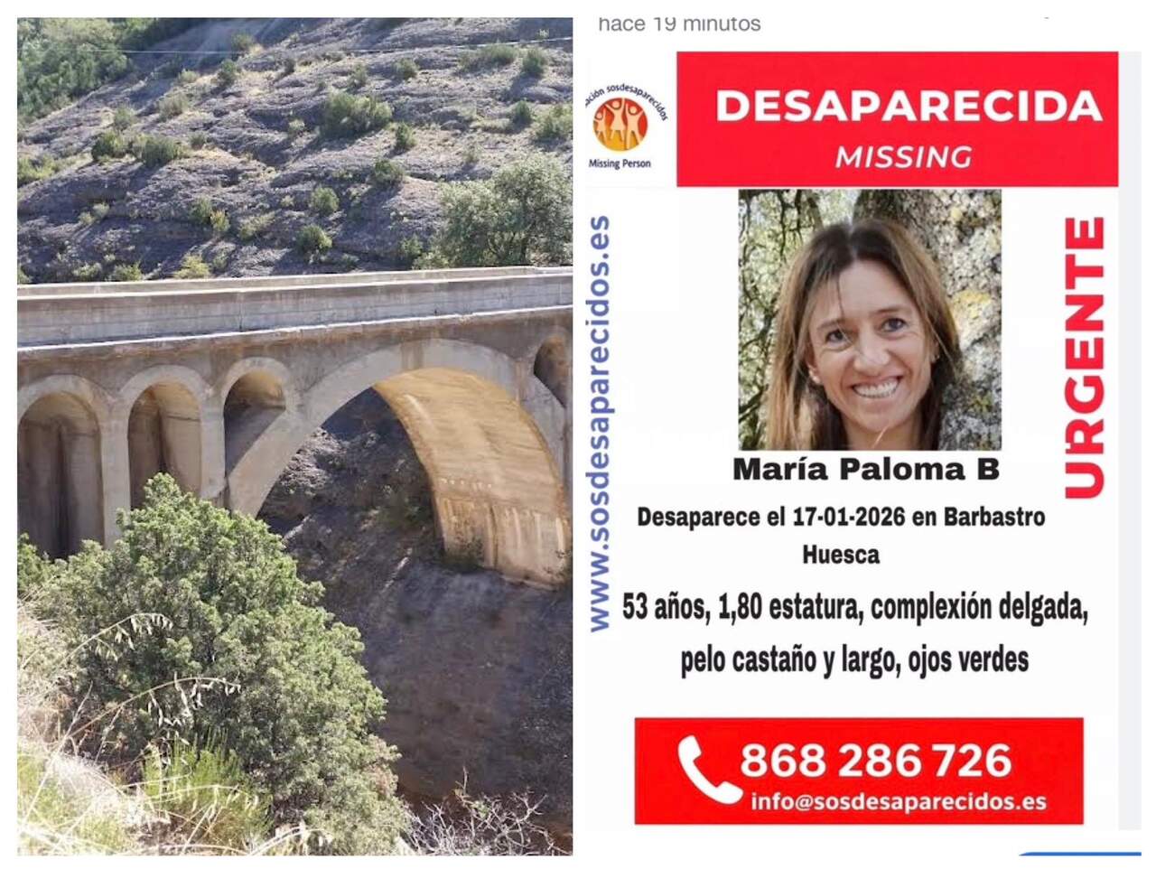 Mobile économique du crime de Paloma à Barbastro