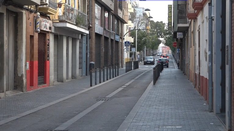 Los hechos ocurrieron en la calle Montserrat.