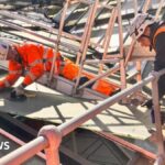 Toit rénové : étape clé à la gare de Liverpool Street