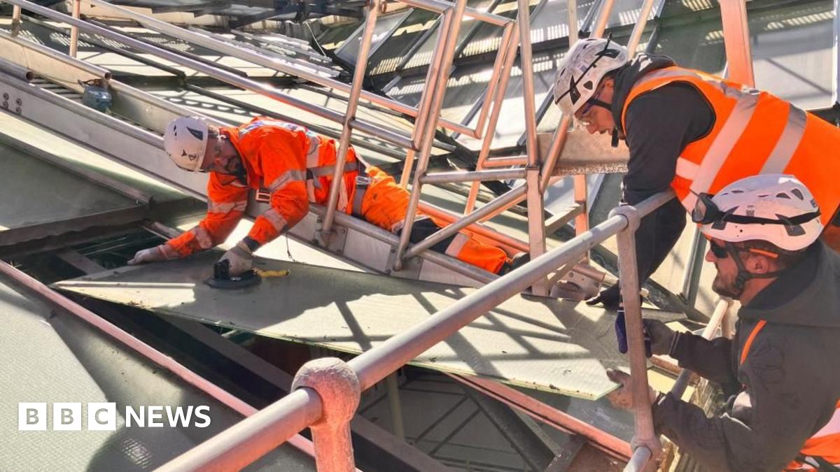 Toit rénové : étape clé à la gare de Liverpool Street