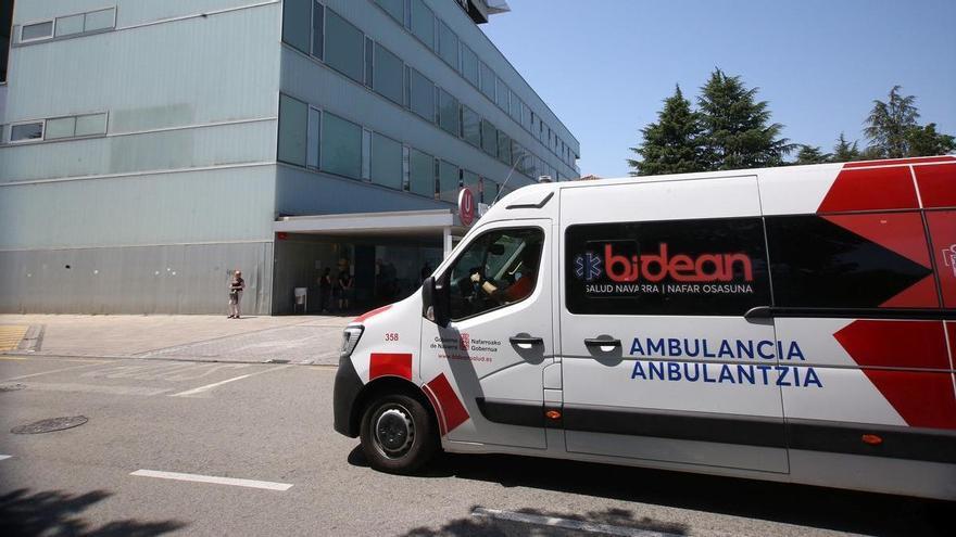 Travailleur blessé après une chute d'échafaudage à Sarriguren