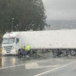 A67 coupée à Los Corrales à cause d'un camion sorti de la route