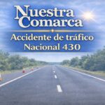 Accident de la N-430 : Deux blessés graves près de Hernán Cortés