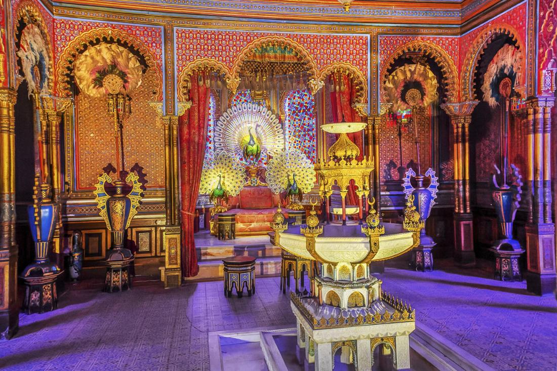 Intérieur du kiosque