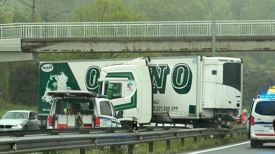 Accident grave : N-I coupée entre Aduna et Andoain