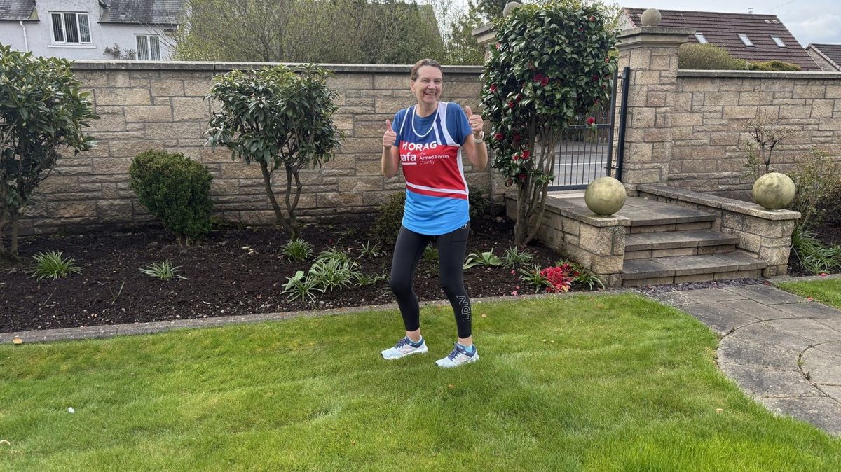 Maman de Perthshire à l'épreuve du marathon de Londres après dix ans de soutien aux forces armées