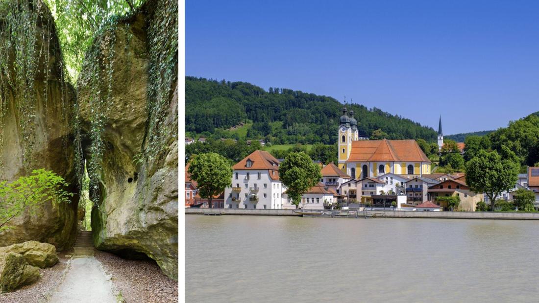 Le Felsengarten Sanspareil et Obernzell.