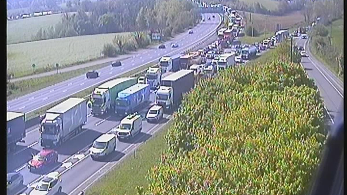 Accidents sur M5 et A38 : Suivez les embouteillages en direct !