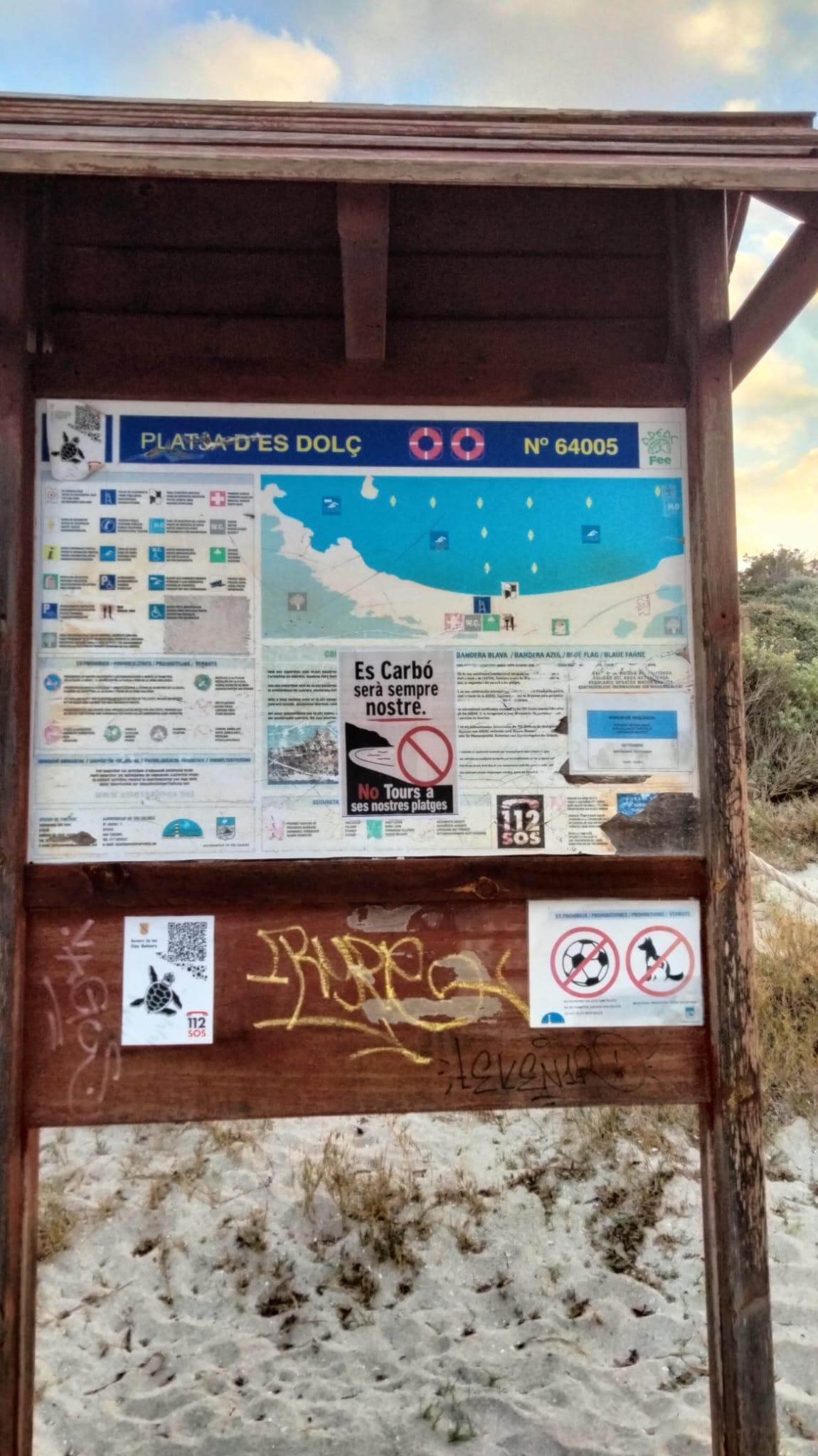 Affichage de protestation
