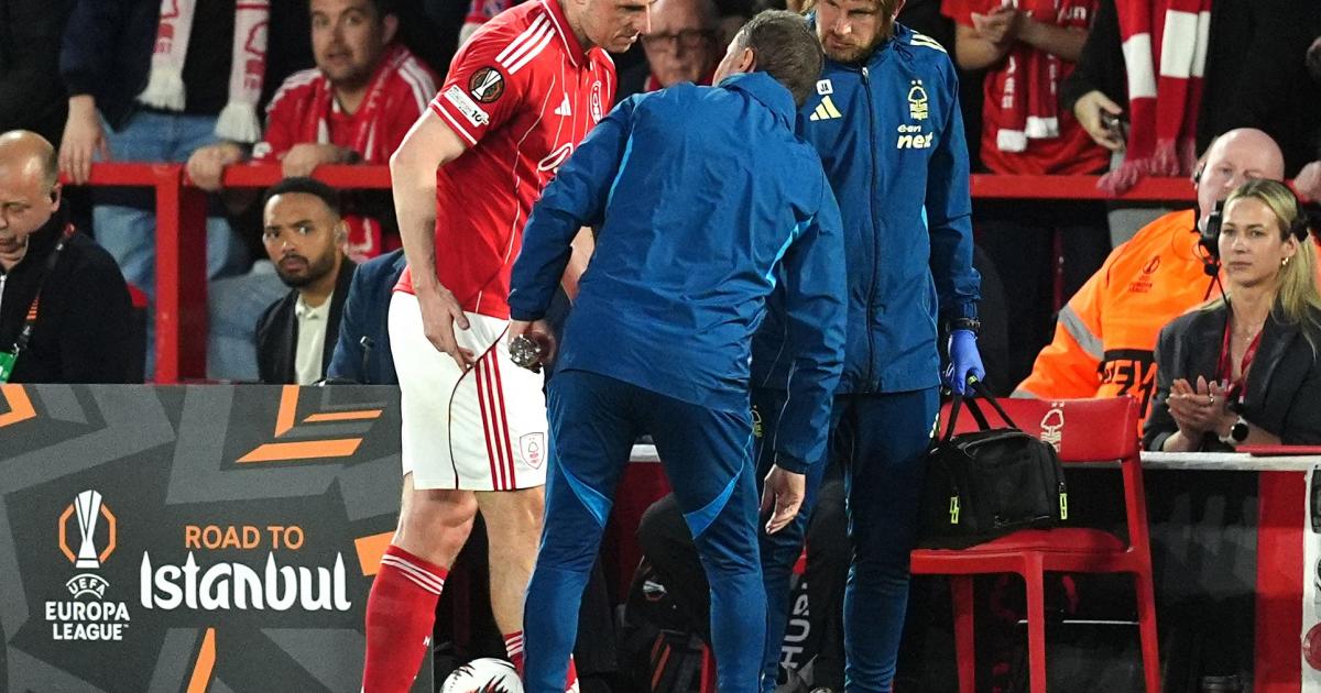 Blessures mitigées pour Nottingham Forest après leur victoire en Europa League