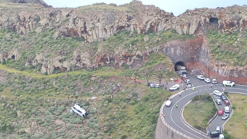 Carnage sur la route à La Gomera