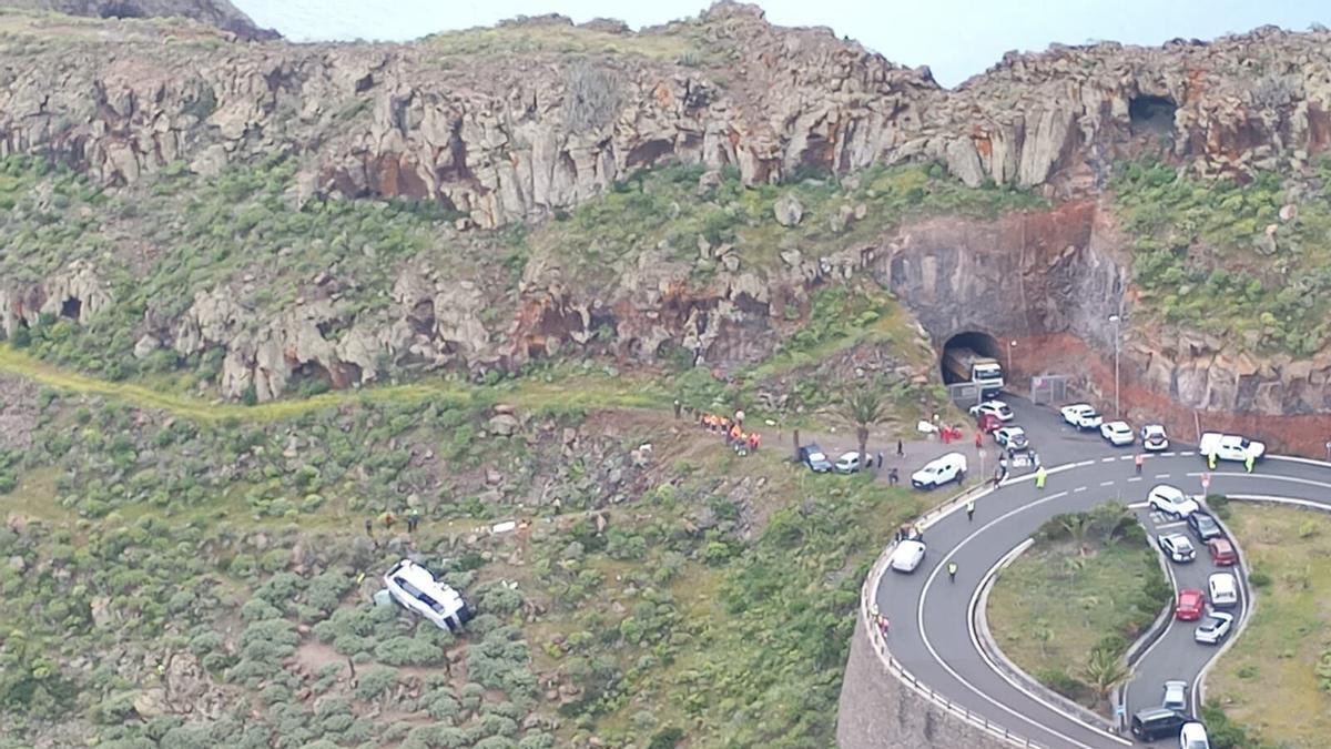 Carnage sur la route à La Gomera