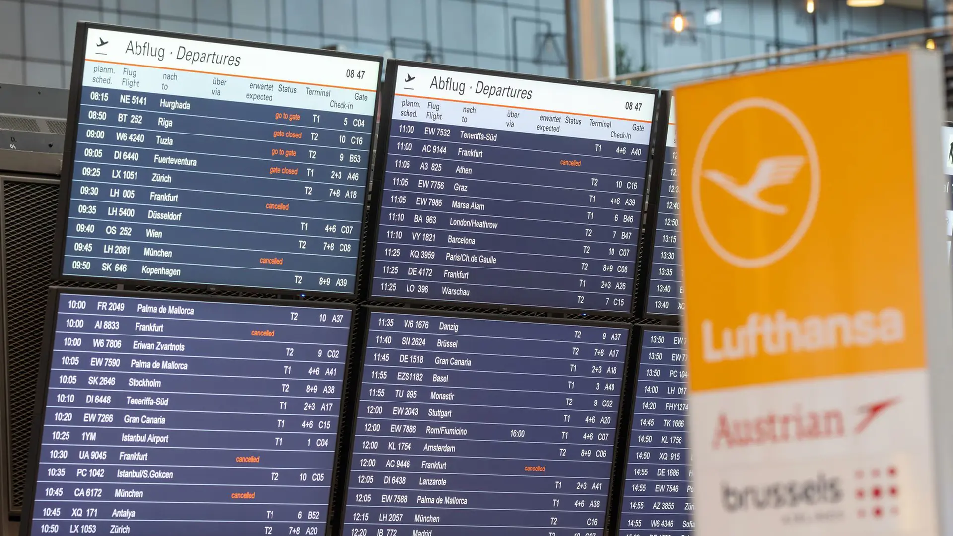 Échec des négociations chez Lufthansa : les grèves continuent depuis quatre jours