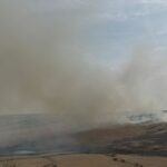 Incendie sur les landes : le feu s'embrase près de Scammonden Water