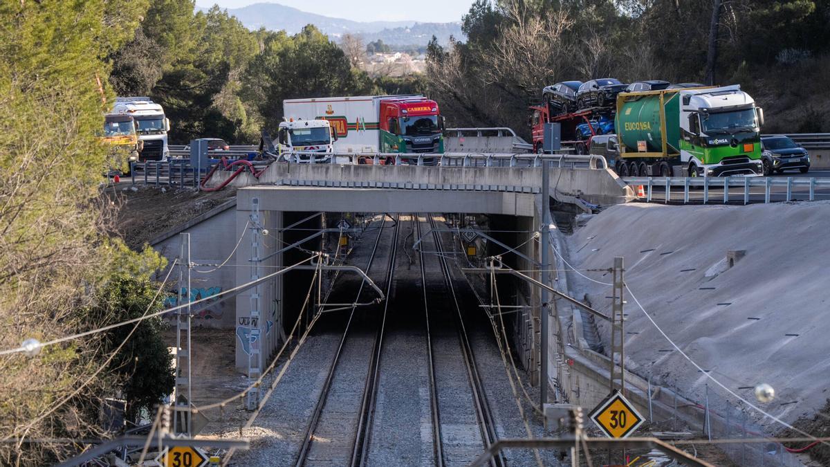 R4 de Rodalies : retour sur le tronçon de l'accident à Gelida ce mardi