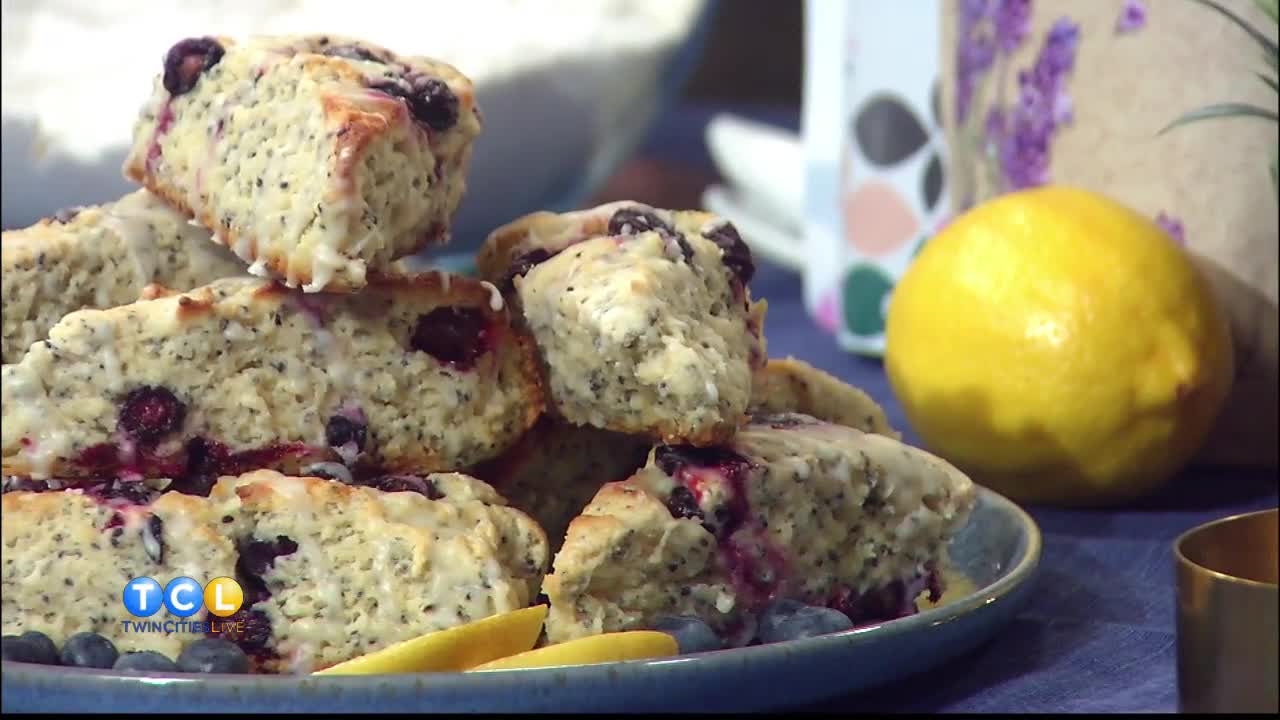Scone au citron et à la lavande - Pâtisserie sans gluten de Janna