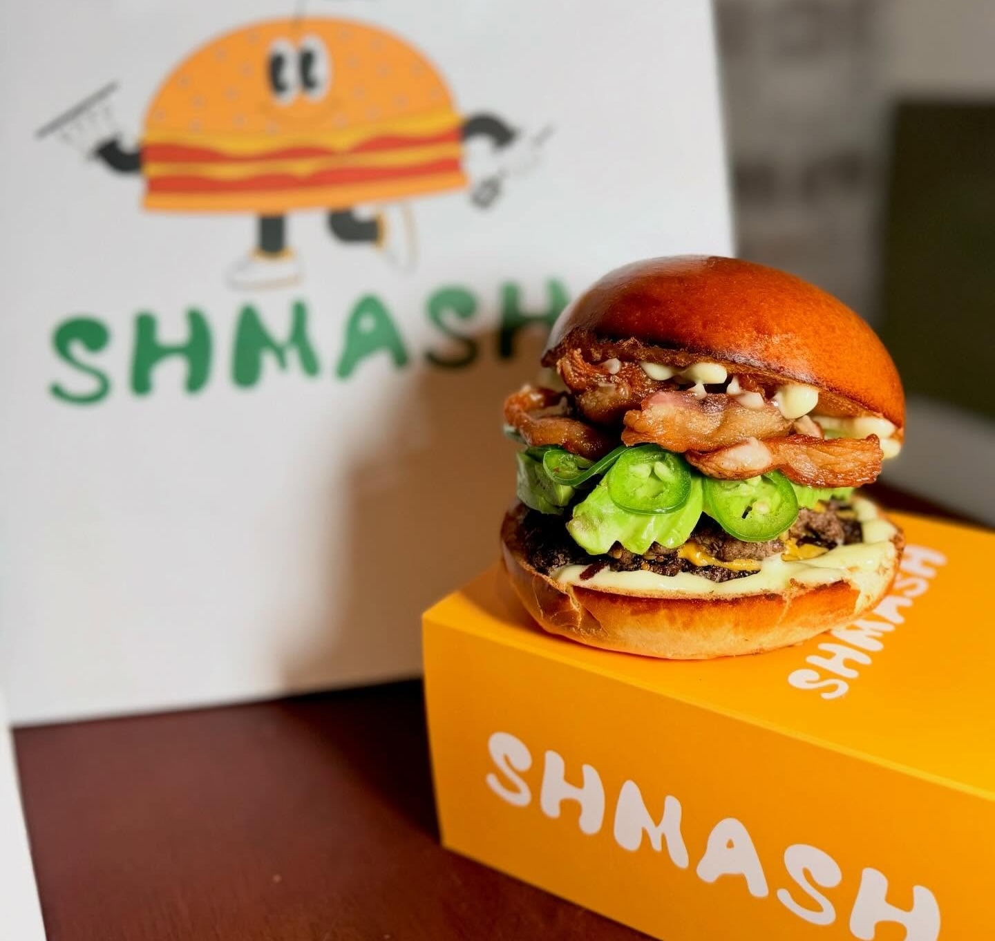 Nouveau Burger Smash Casher à NYC : "Shmash"